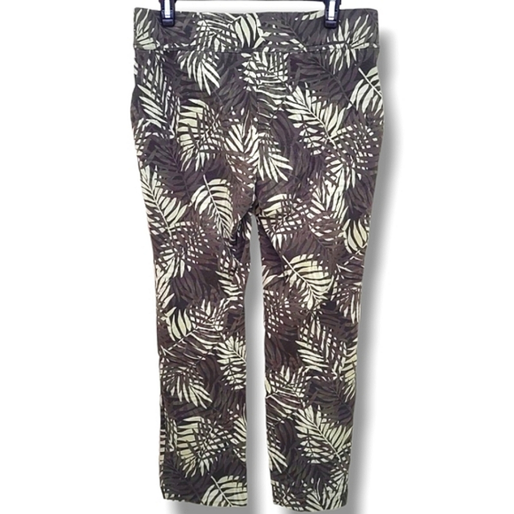 Lands' End Women's Tropical Palm Starfish Slim Leg Leggings Size Medium Petite - Picture 3 of 15